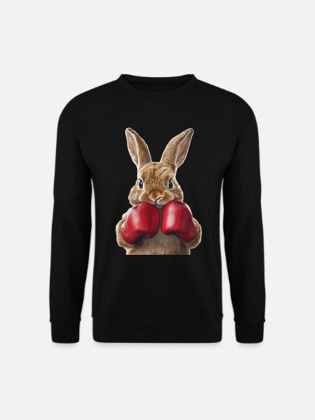 Hase - Unisex Pullover - Schwarz
