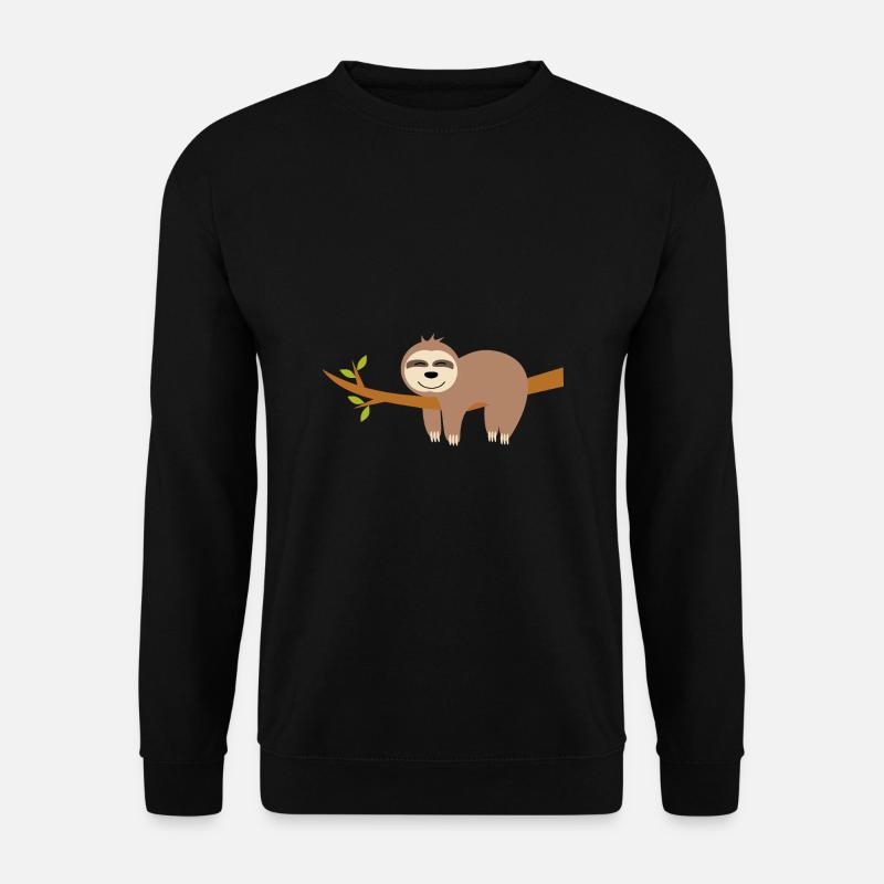 Faultier - Unisex Pullover - Schwarz