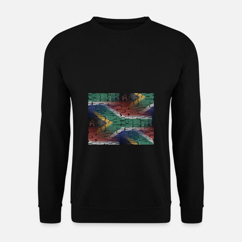Südafrika - Kunstdesign - Unisex Pullover - Schwarz
