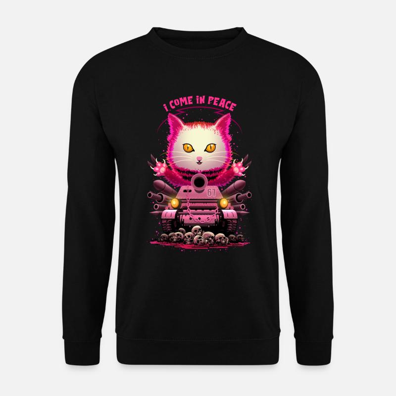 ICH KOMME IN FRIEDEN - Unisex Pullover - Schwarz