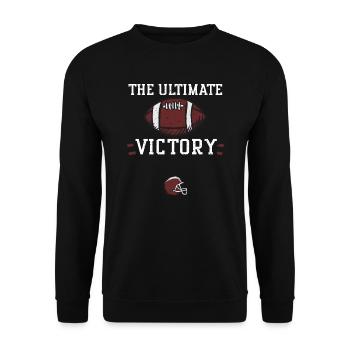 La victoire ultime - Football - Sweat-shirt Unisexe - noir - Devant - Alina (178cm) & Michal (187cm)