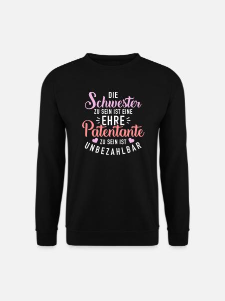 Patentante - Unisex Pullover - Schwarz