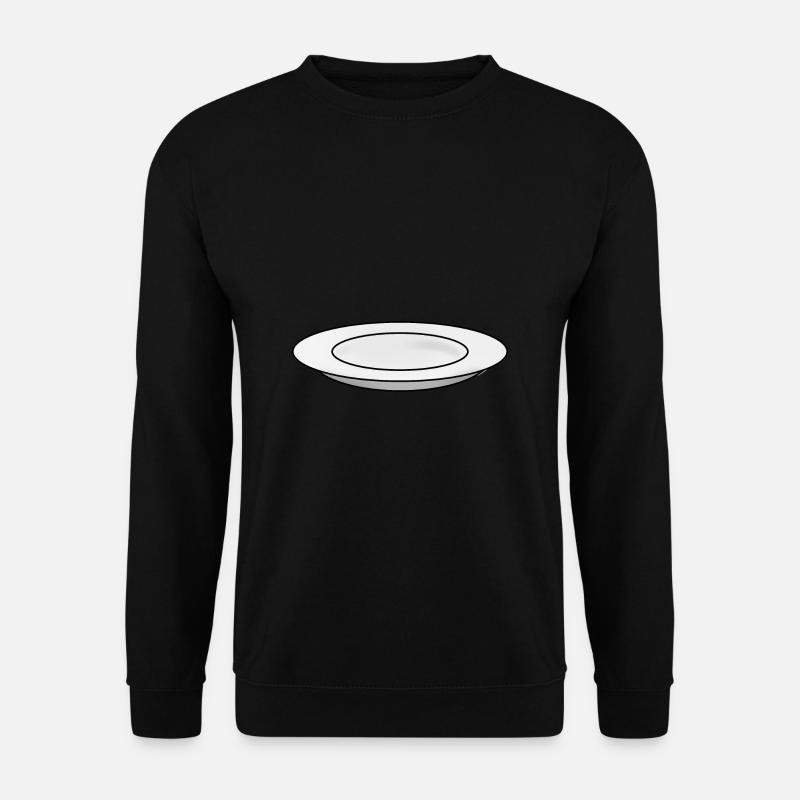 plate - Unisex Sweatshirt - black