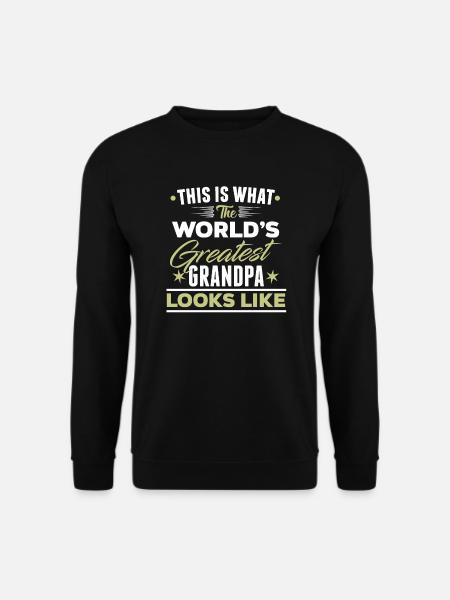 Bester Opa Großvater - Unisex Pullover - Schwarz