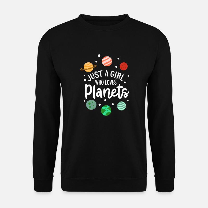 Voyage spatial des astronautes - Sweat-shirt Unisexe - noir