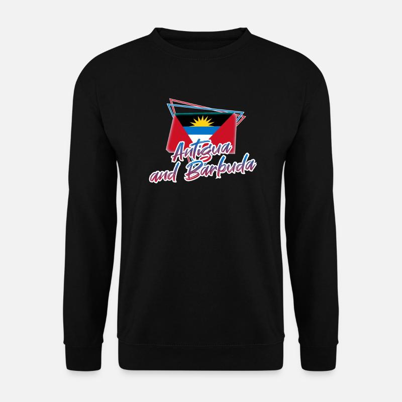 Antigua und Barbuda - Unisex Pullover - Schwarz