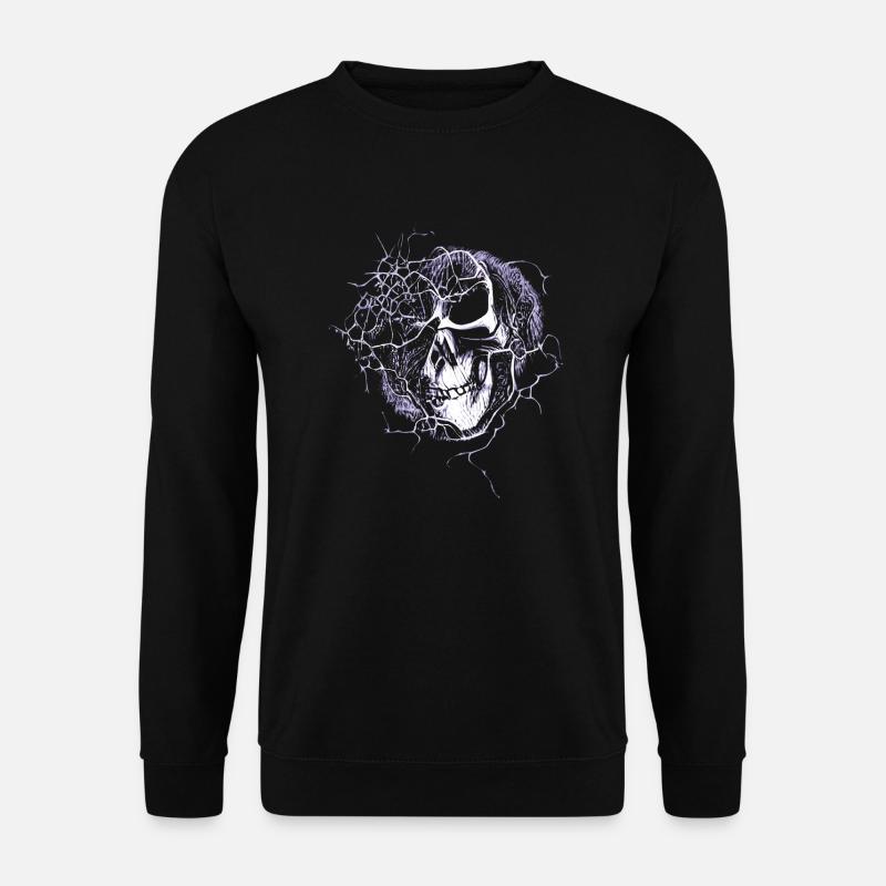 Thunder Halloween Skull - Unisex Pullover - Schwarz
