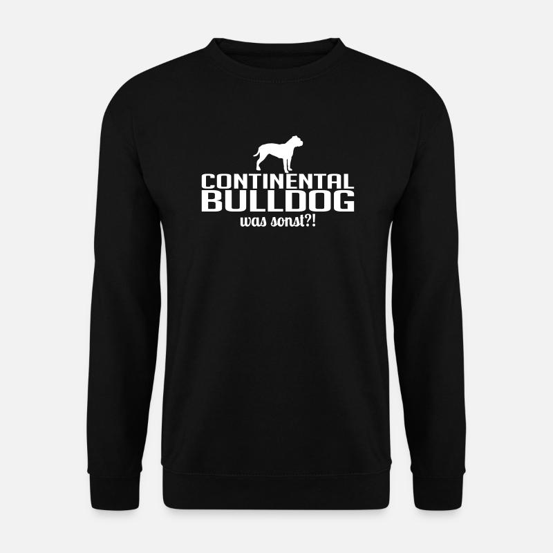 CONTINENTAL BULLDOG was sonst - Unisex Pullover - Schwarz