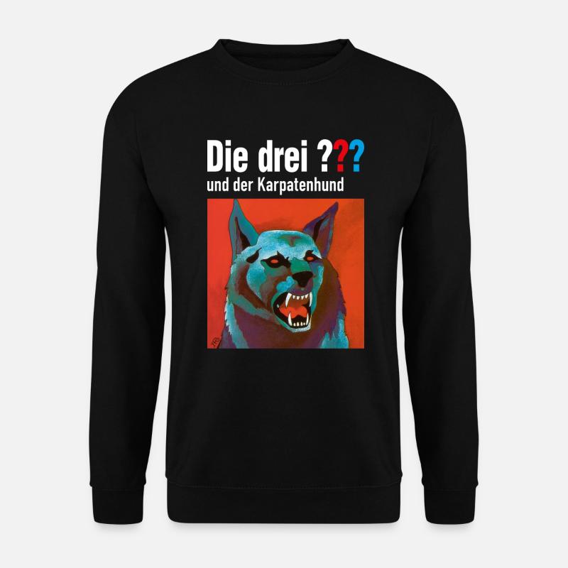 Die Drei ??? und der Karpatenhund - Unisex Pullover - Schwarz