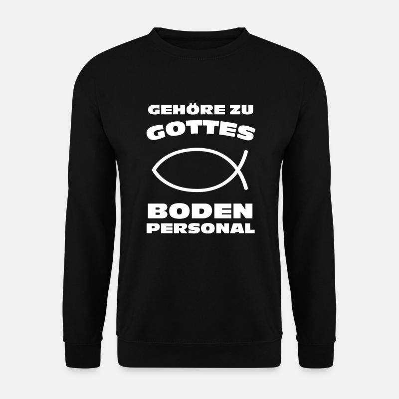 Pfarrer Priester Diakon Pilger Jakobsweg Pilgern - Unisex Pullover - Schwarz