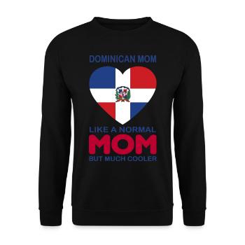 République dominicaine - Sweat-shirt Unisexe - noir - Devant - Alina (178cm) & Michal (187cm)