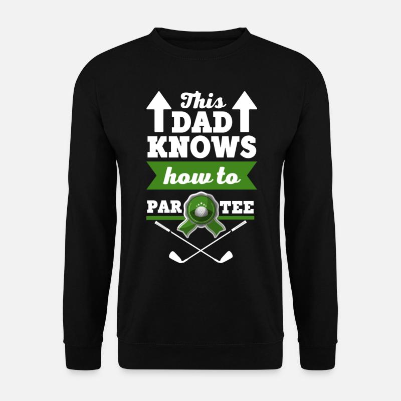 Golf T Shirt Design - Unisex Sweatshirt - black