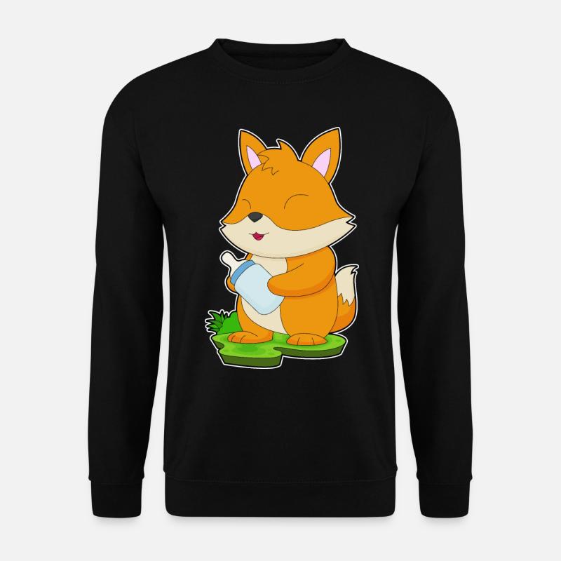 Biberon Fox - Sweat-shirt Unisexe - noir