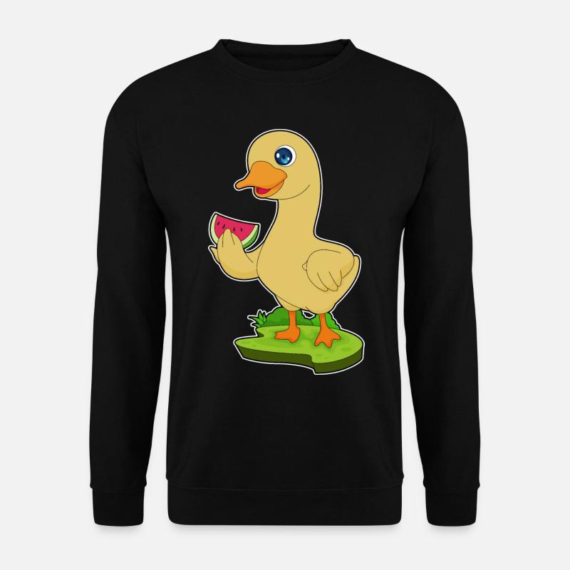 Canard Pastèque - Sweat-shirt Unisexe - noir