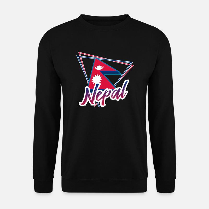 Nepal - Unisex Pullover - Schwarz