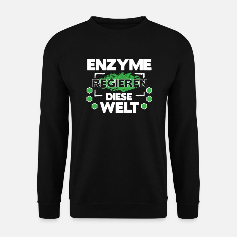 Biochemie Biologie Enzyme Biologe Biochemiker - Unisex Pullover - Schwarz