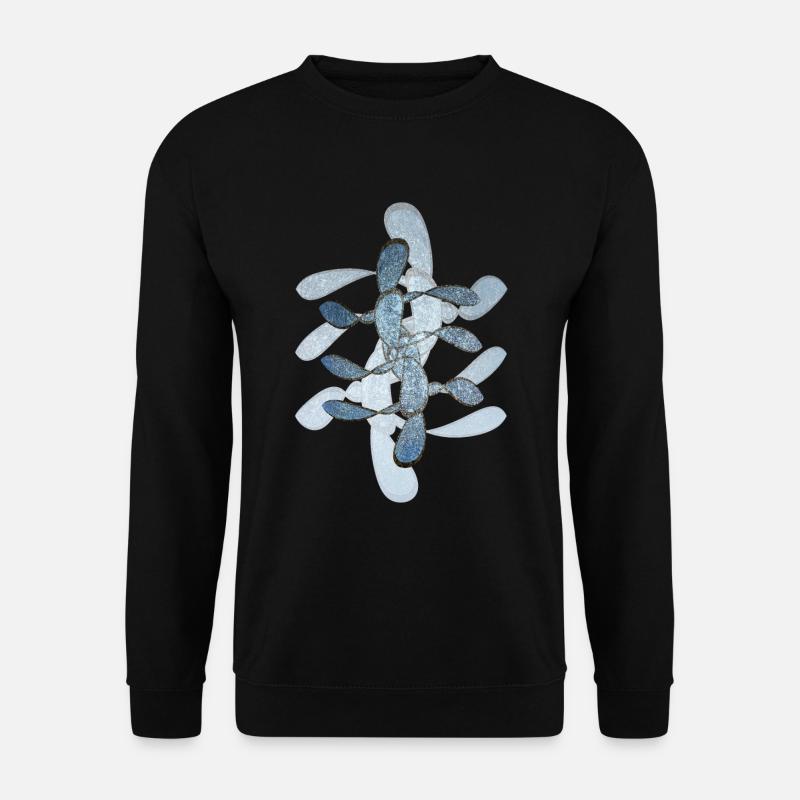 Abstract No. 64 - Unisex Pullover - Schwarz