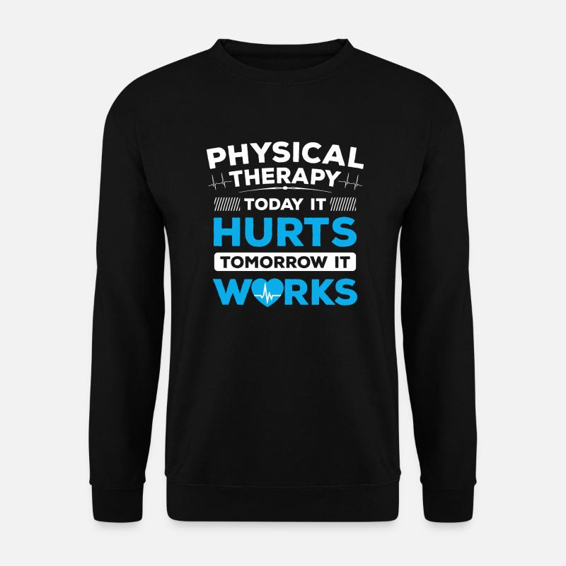 Physiotherapy physiotherapist - Unisex Sweatshirt - black