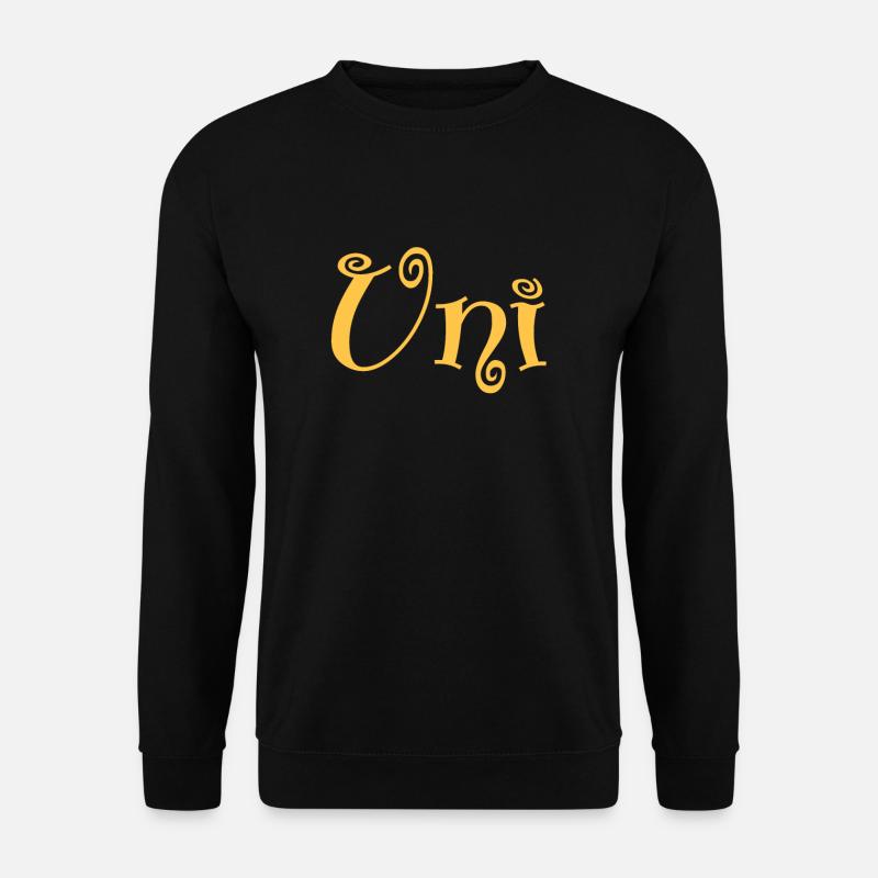 Uni University Uni - Unisex Sweatshirt - black