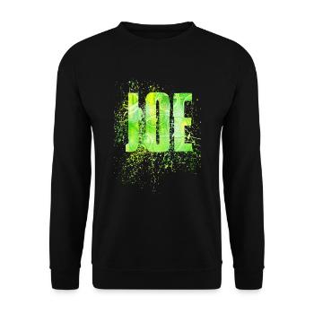 Joe - Unisex Sweatshirt - black - Front - Alina (178cm) & Michal (187cm)