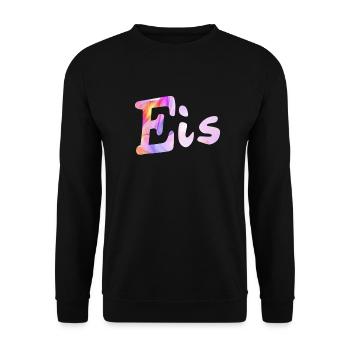 Eis - Unisex Pullover - Schwarz - Vorne - Alina (178cm) & Michal (187cm)