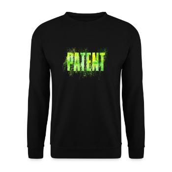 Brevet - Sweat-shirt Unisexe - noir - Devant - Alina (178cm) & Michal (187cm)