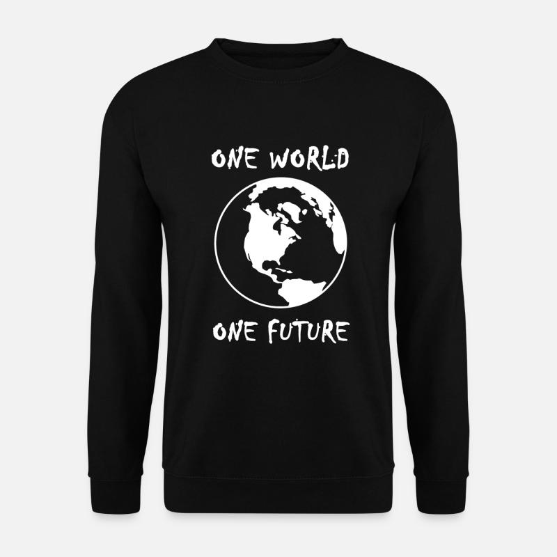 one world one future - Unisex Pullover - Schwarz