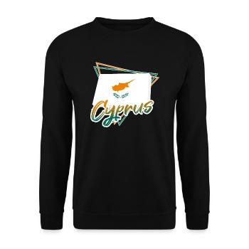 Chypre - Sweat-shirt Unisexe - noir - Devant - Alina (178cm) & Michal (187cm)
