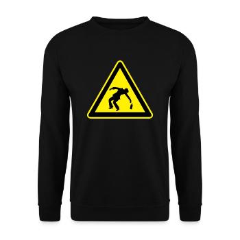 drunken - Unisex Pullover - Schwarz - Vorne - Alina (178cm) & Michal (187cm)