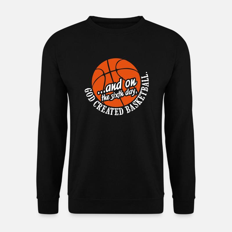 God created basketball - Unisex Pullover - Schwarz