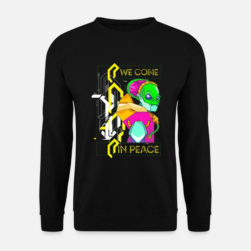 Zukunft Retro Synthwave Scifi - Unisex Pullover - Schwarz