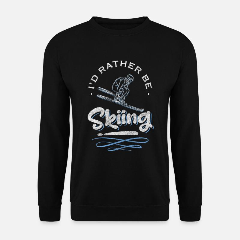 Snowboarding Mountain Hobby - Unisex Sweatshirt - black