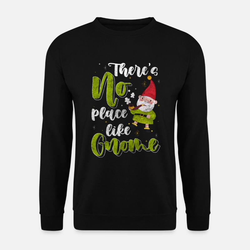 Wichtel Figur Weihnachten - Unisex Pullover - Schwarz