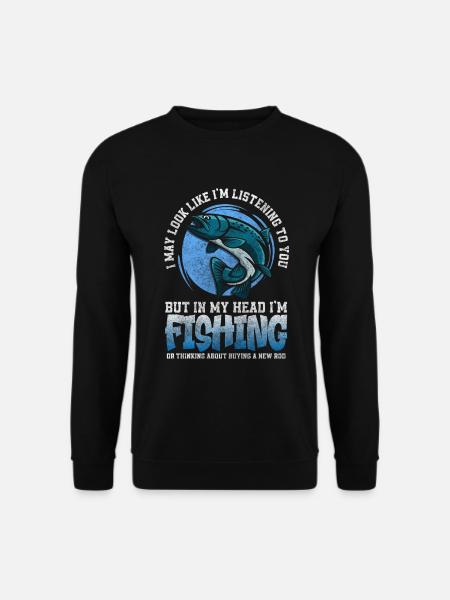 Angel Petri Heil Fishhook Carp - Unisex Sweatshirt - black