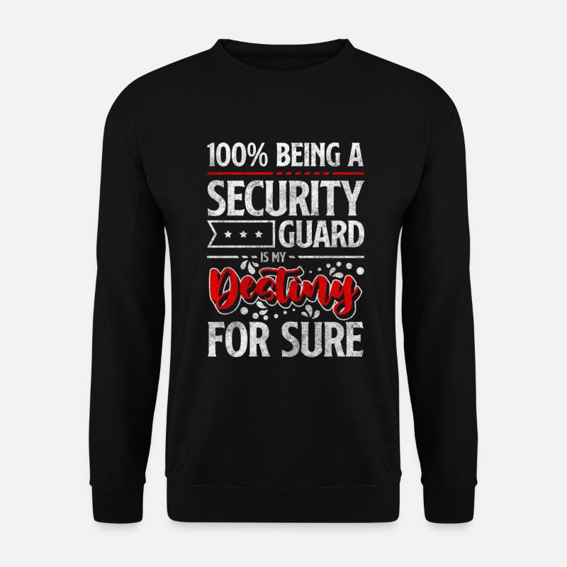 Security Beruf - Unisex Pullover - Schwarz