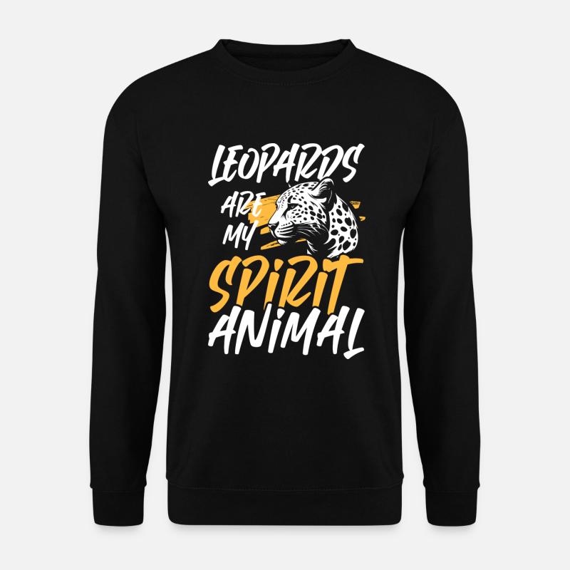 Léopard, Grand Chat, Prédateur - Sweat-shirt Unisexe - noir
