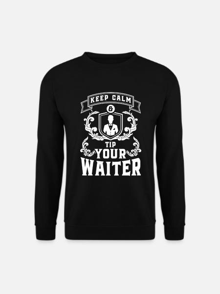 Waitress Guest Service Reservation - Unisex Sweatshirt - black