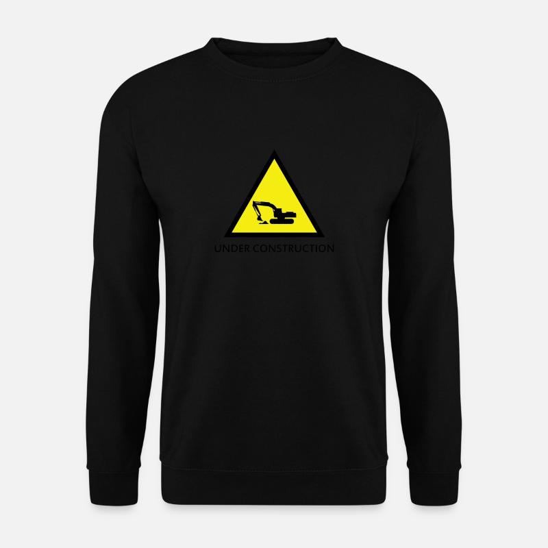 under construction - Unisex Sweatshirt - black