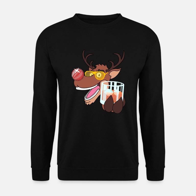 Christmas Party Rudolph - Unisex Pullover - Schwarz