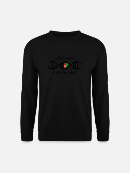love my dns dna land country Afghanistan - Unisex Pullover - Schwarz