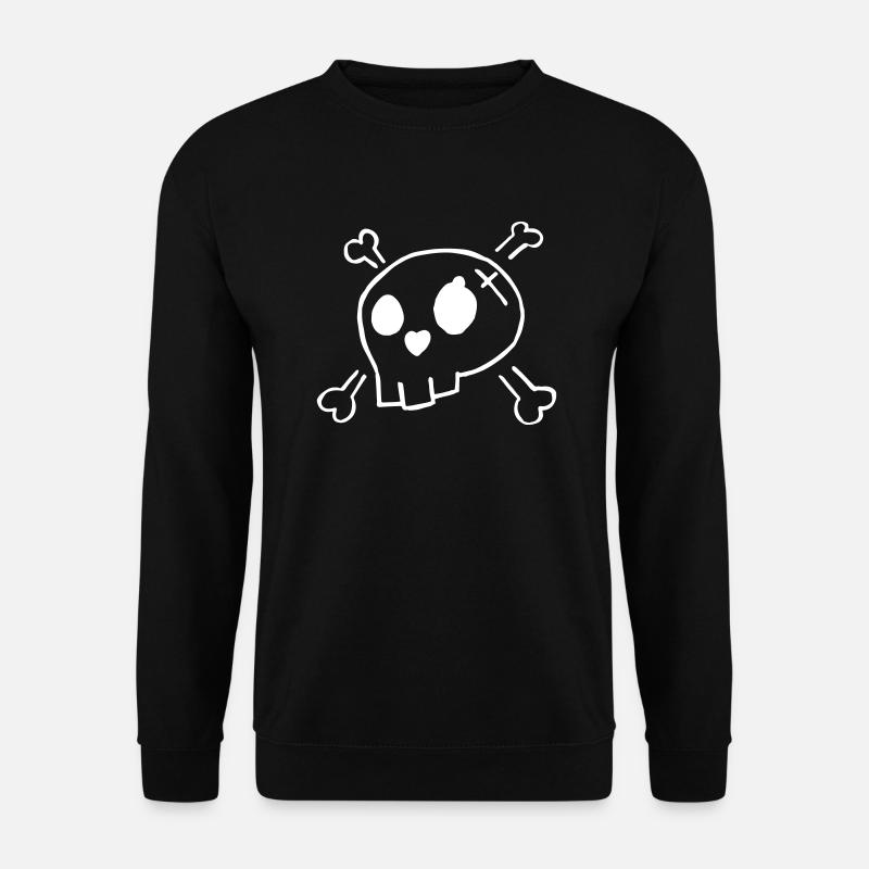 skully - Unisex Pullover - Schwarz