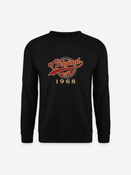 Original since 1968 - vintage gift birthday - Unisex Sweatshirt - black