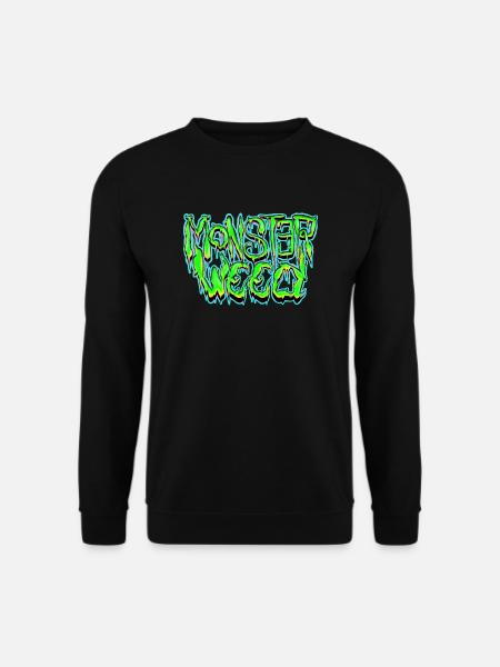 monster weed - Unisex Sweatshirt - black
