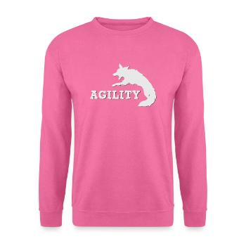 Beweglichkeit Grenze Weiß - Unisex Pullover - Pink - Vorne