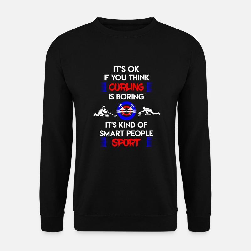 Curling curling - Unisex Sweatshirt - black