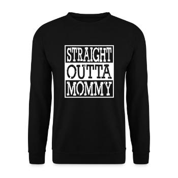 Tout de suite maman - Sweat-shirt Unisexe - noir - Devant - Alina (178cm) & Michal (187cm)
