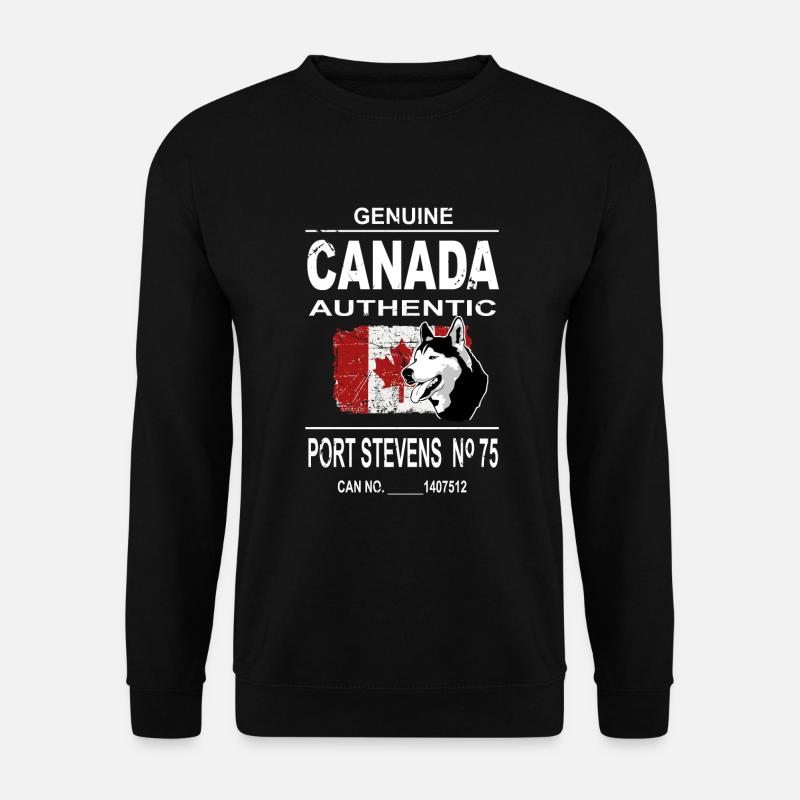 Maple Leaf - Huskies - Canada - Sweat-shirt Unisexe - noir