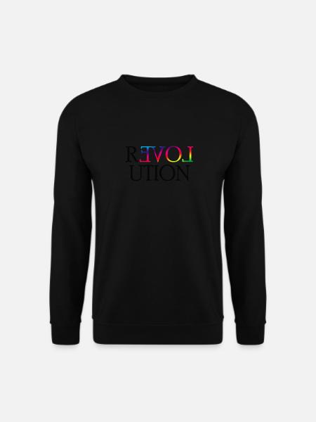 Revolution Gay Pride Lesbian CSD LGBT Homo Queer - Unisex Pullover - Schwarz
