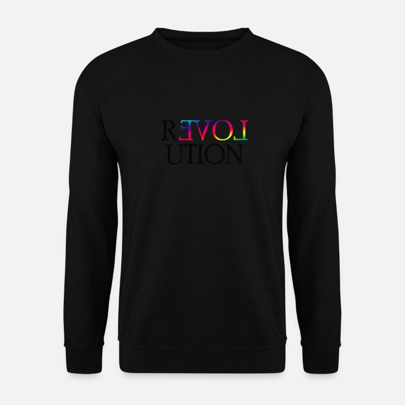 Revolution Gay Pride Lesbian CSD LGBT Homo Queer - Unisex Pullover - Schwarz