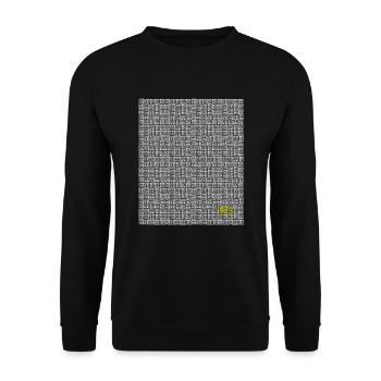 1973 - 50. Geburtstag, Jahrestag, Hochzeitstag - Unisex Pullover - Schwarz - Vorne - Alina (178cm) & Michal (187cm)
